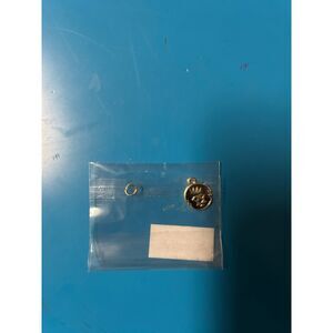 King Ice Small Lion Charm Pendant Stainless Steel Gold One Size